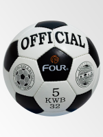Balón Futbol Oficial N5 Bco/Neg/Naranjo