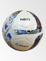 Balón Futbol N5 Plata-Negro-Naranjo