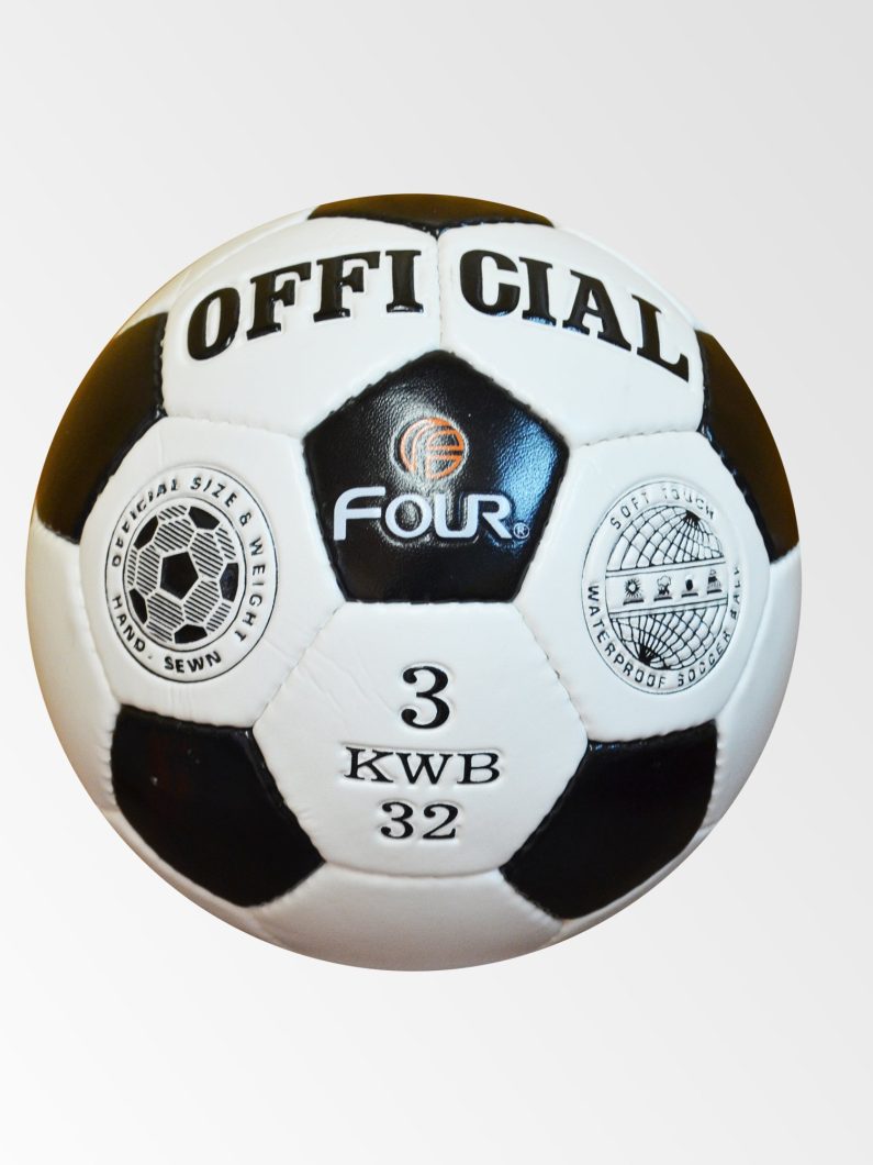 Balón Futbol Oficial N3 Bco/Neg/Naranjo