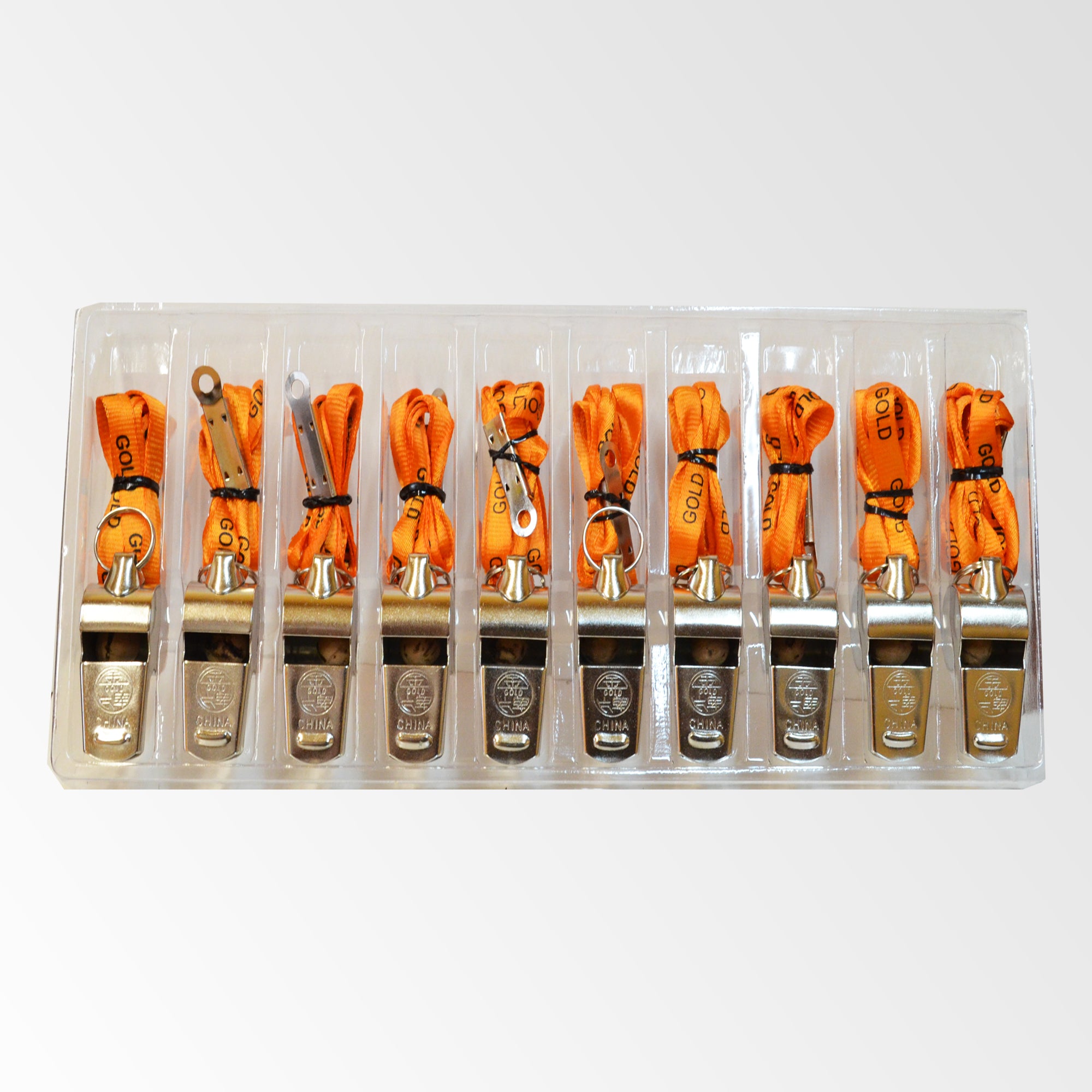 Pitos Met??licos Caja X10