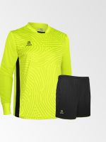 Camiseta Arquero Manga Larga + Short Modelo Bravo Betis Amarillo-Ne??n Negro