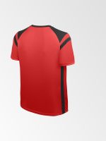 Camiseta de Futbol y Short Modelo High Five Rojo Negro