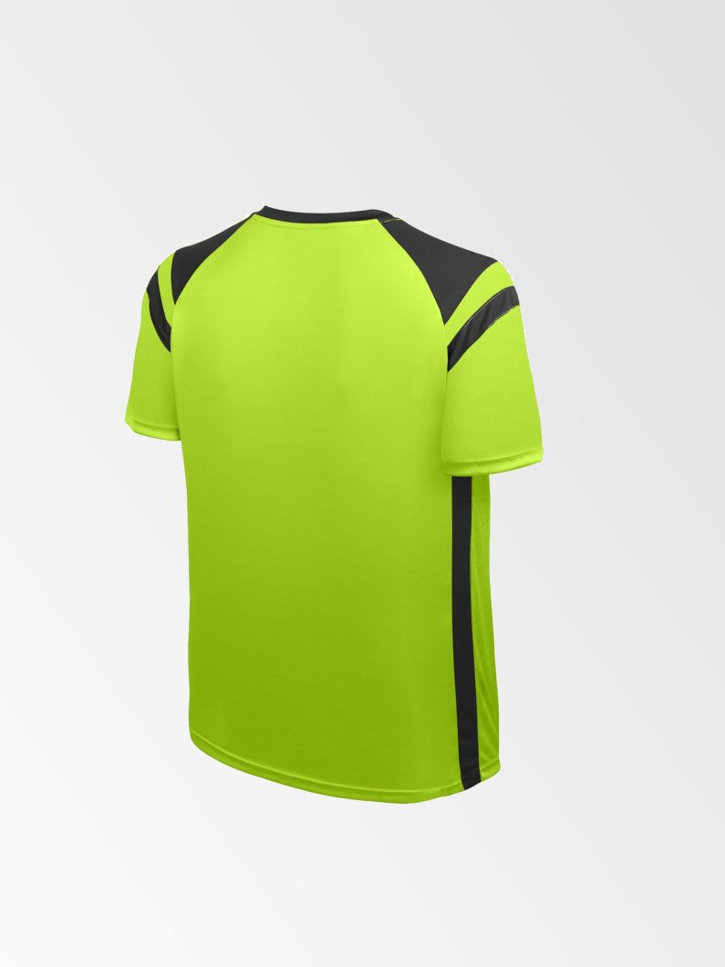 Camiseta de Futbol y Short Modelo High Five Verde-Lima Negro