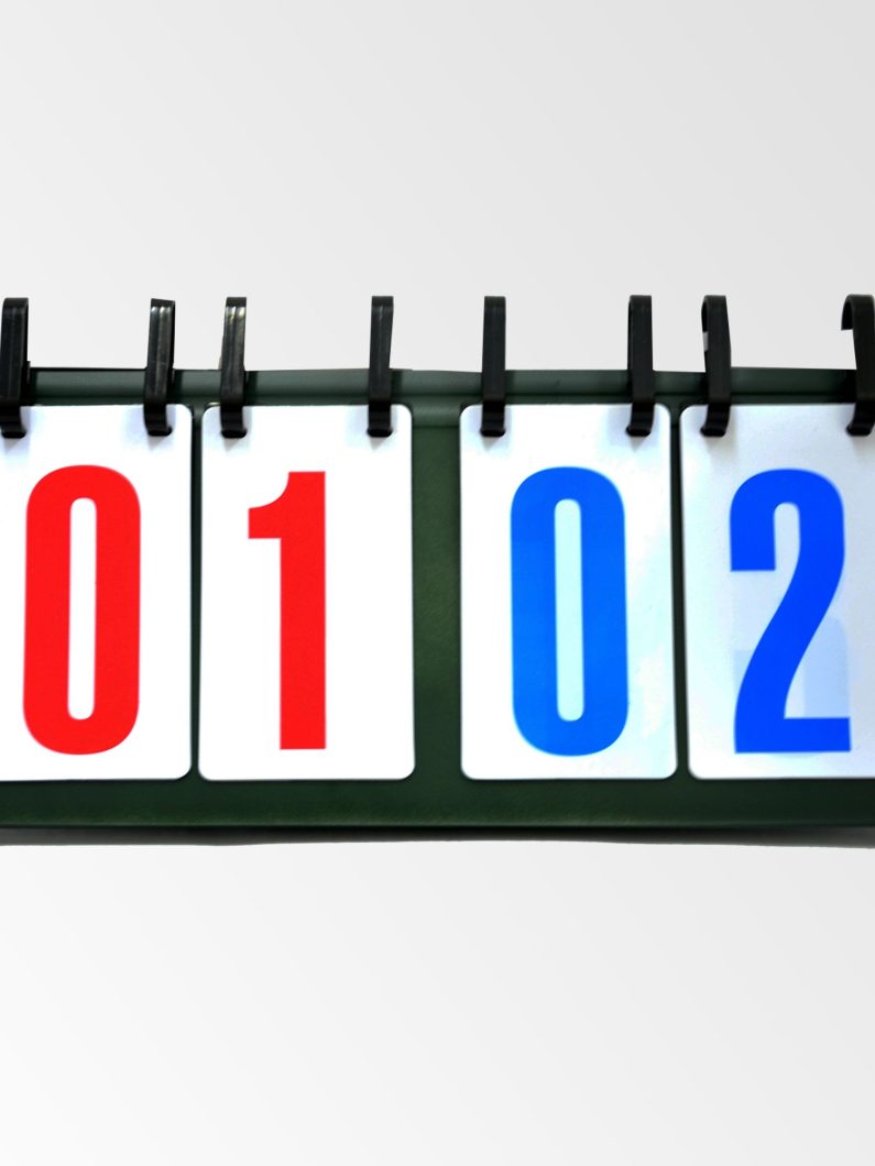 Tablero Marcador Manual 4 D??gitos